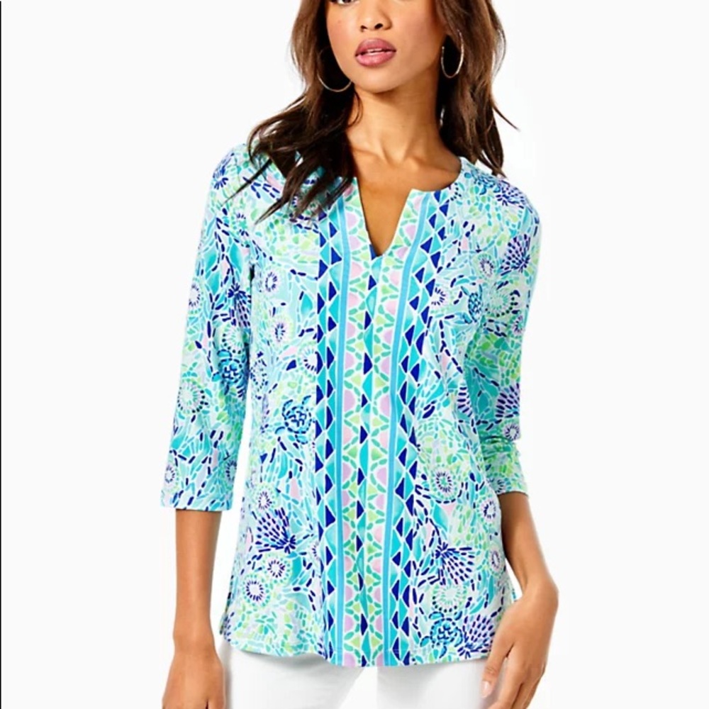 Lilly Pulitzer UPF 50 Chilly Lilly Karina Tunic